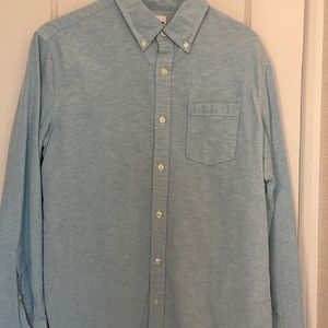 Men’s light chambray button down shirt-size medium